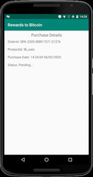 Rewards to Bitcoin Screenshot 3