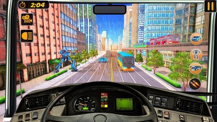 Bus Robot Car Transform War –Police Robot games Screenshot 5