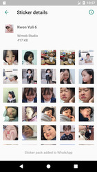 Sticker Wa Kwon Yuli Lucu for WAStickerApps Скриншот 2