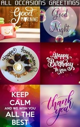 Greeting Photo Editor- Photo frame and Wishes app Screenshot 3