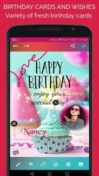 Greeting Photo Editor- Photo frame and Wishes app Screenshot 5