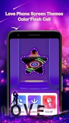 Love Phone Screen Themes - Color Flash Call Скриншот 1