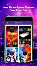 Love Phone Screen Themes - Color Flash Call Скриншот 2