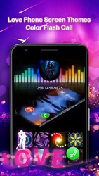 Love Phone Screen Themes - Color Flash Call Скриншот 3