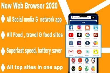 New Browser 2020 - Fast And Secure App Скриншот 1