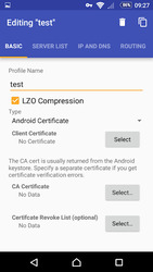 OpenVPN for Android Скриншот 1