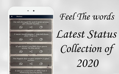 Latest WhatsApp Status 2020 Скриншот 4