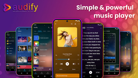 Музыкальный плеер Music Player Скриншот 1