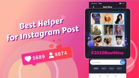 Magic Likes Story Saver for Instagram & Best Nine Screenshot 1