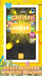 Merge Numbers-2048 Game Скриншот 1