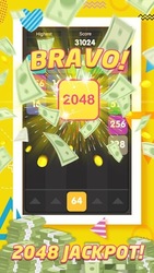 Merge Numbers-2048 Game Скриншот 2