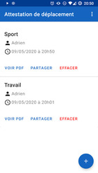 Attestation de déplacement Скриншот 1