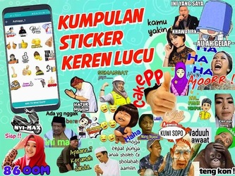 Kumpulan Sticker Lucu Keren Meme for WAStickerApps Скриншот 3