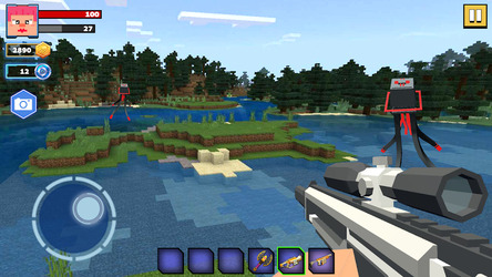 Fire Craft: 3D Pixel World Screenshot 5