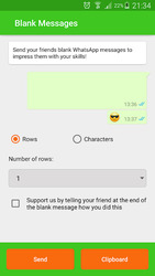 Blank Message (for WhatsApp) Скриншот 2