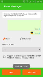 Blank Message (for WhatsApp) Скриншот 5