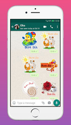 Figurinhas bom dia ? boa noite para whatsapp Скриншот 1