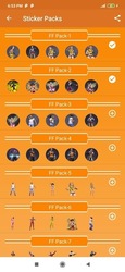 Free FF Stickers Packs - WAStickersApp Скриншот 1