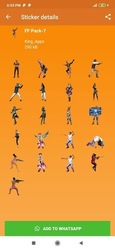 Free FF Stickers Packs - WAStickersApp Скриншот 2