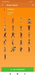 Free FF Stickers Packs - WAStickersApp Скриншот 4