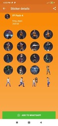 Free FF Stickers Packs - WAStickersApp Скриншот 5