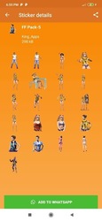 Free FF Stickers Packs - WAStickersApp Скриншот 6