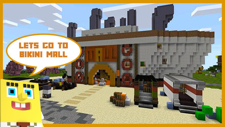 Bikini Bottom and Pineapple House Map MCPE Скриншот 2