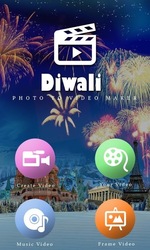 Diwali Video Maker with Music Скриншот 1