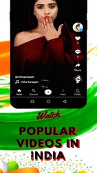 Snake Video - Moj Masti josh App Made In India Скриншот 2