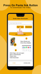 Snak Video Downloader without watermark Скриншот 3