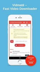 Vidmatè – Fast Video Downloader Скриншот 1