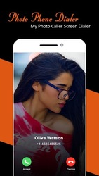 Photo Phone Dialer - My Photo Caller Screen Dialer Скриншот 1