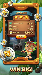 Tiki Solitaire TriPeaks Скриншот 4