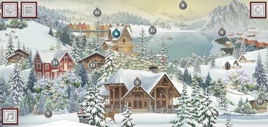 Jacquie Lawson 2020 Nordic Advent Calendar Скриншот 1