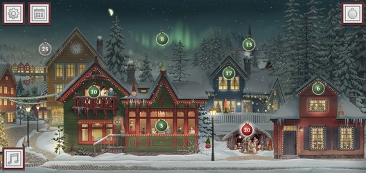 Jacquie Lawson 2020 Nordic Advent Calendar Скриншот 2