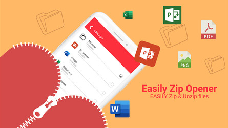 Zip file opener - Zip File Manager Скриншот 1