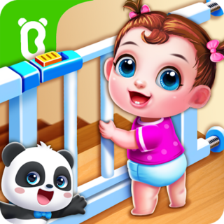 Panda Games: Baby Girls Care Icon