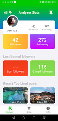 MagicLiker for Instagram: likes + followers stats Скриншот 2