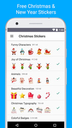 Christmas Sticker Packs - WAStickerApps Screenshot 1