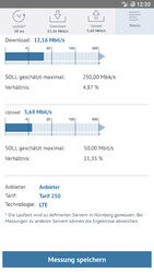 Broadband Measurement Screenshot 4