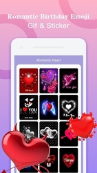 Romantic Christmas Emoji Gif & Sticker Screenshot 4