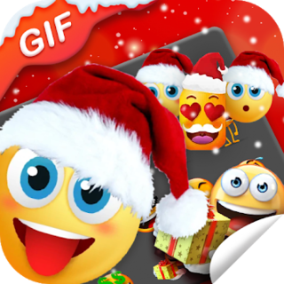 Romantic Christmas Emoji Gif & Sticker APK
