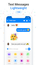Messages Lite - Private Text Messages, Secret SMS Screenshot 1