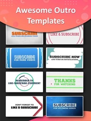 Intro Maker, Outro Maker, Intro Templates Скриншот 7