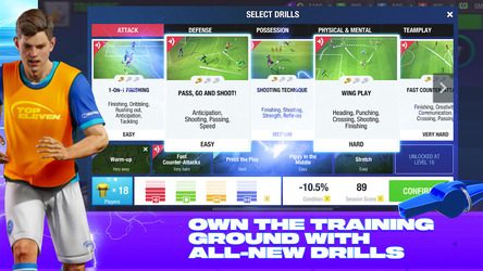 Top Eleven Be Football Manager Скриншот 4