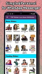 TOP Sticker Lucu Keren WAStickerApps for WhatsApp Screenshot 1