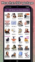 TOP Sticker Lucu Keren WAStickerApps for WhatsApp Screenshot 3
