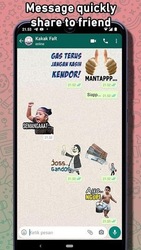 TOP Sticker Lucu Keren WAStickerApps for WhatsApp Screenshot 6