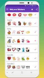 ? WeLove : love stickers (WAStickerApps) Screenshot 7