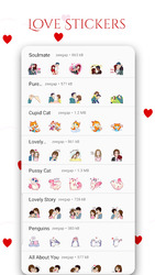 WAStickerApps – New Stickers Love Story Pack Screenshot 1